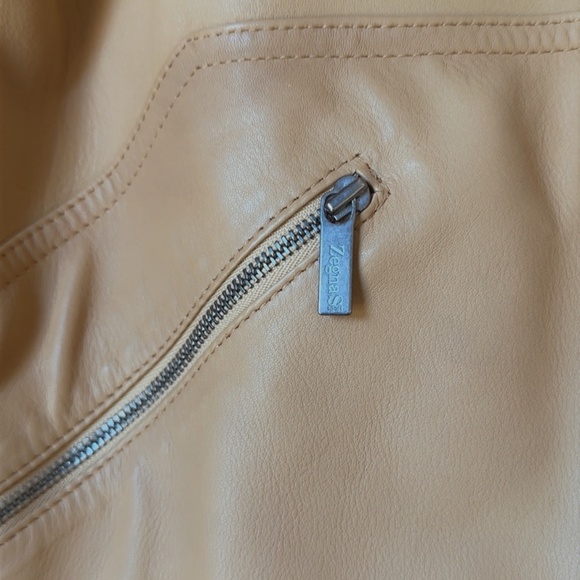 ZEGNA Men's Reversible Leather Jacket NWOT - Picture 3 of 9